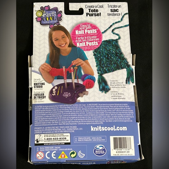 Knits Cool Tote Purse Create & Wear Refill Kit Brand New - Picture 2 of 5